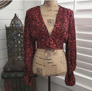 Leopard Crop Top